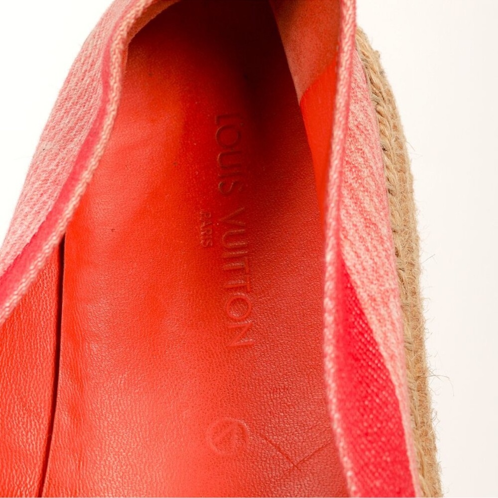 Louis Vuitton Vibrant Red Espadrilles